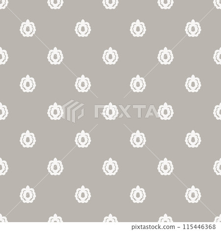 Beige Vertical Floral Damask Pattern 115446368