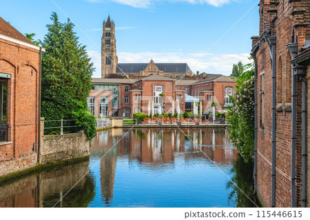 St Salvators Cathedral, aka Cathedral of the Saviour and St. Donat, in Bruges, Belgium 115446615
