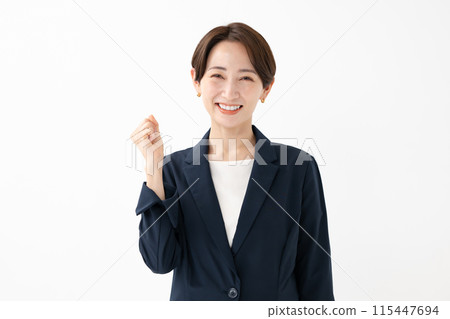 做膽量姿勢的女人 115447694