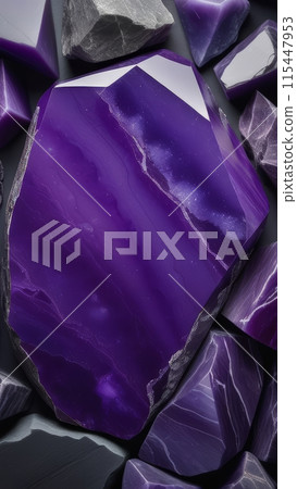 Close up of marble purple background,close up 115447953