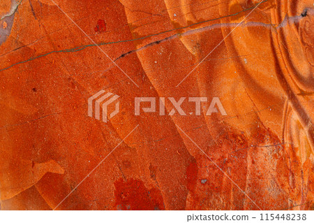 Macro stone Jasper mineral on white background Macro stone Jasper mineral on white background 115448238