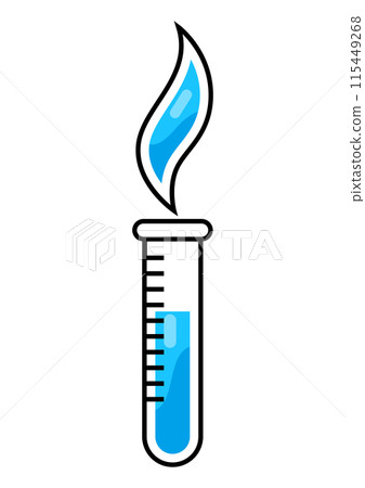 Test tube icon. Science item. Medical concept image. 115449268