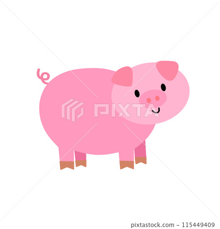 可愛的小豬圖 115449409