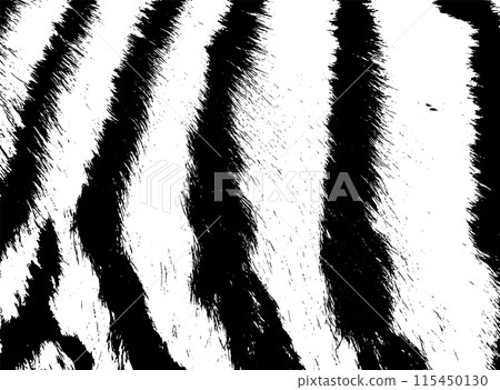 monochrome zebra or tiger fur background. Not AI, Vector illustration 115450130