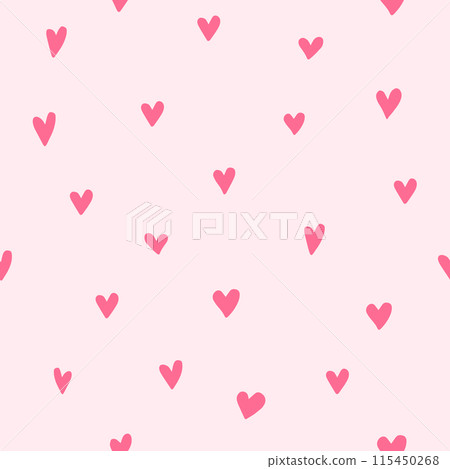 Valentine Hearts - pink seamless pattern background Valentine Hearts - pink seamless pattern background 115450268