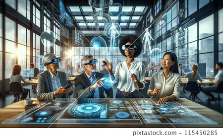 未來辦公場景01 115450285