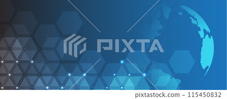 Concept for New Technology Corporate Business & development background. Vector art. Concept for New Technology Corporate Business & development background. Vector art. 115450832