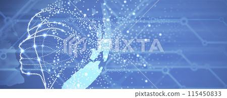 Concept for New Technology Corporate Business & development background. Vector art. Concept for New Technology Corporate Business & development background. Vector art. 115450833