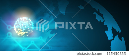 Concept for New Technology Corporate Business & development background. Vector art. Concept for New Technology Corporate Business & development background. Vector art. 115450835