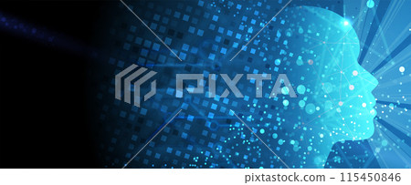 Concept for New Technology Corporate Business & development background. Vector art. 115450846