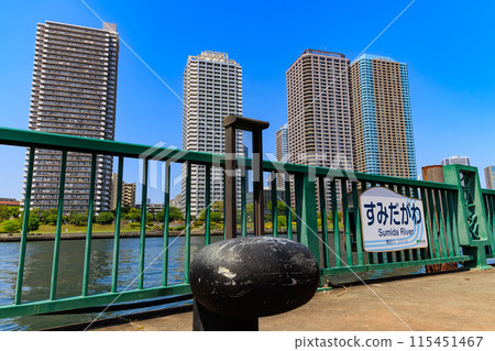 東京都中央區佃田晴海運河沿岸的塔樓公寓 東京都中央區佃田晴海運河沿岸的塔樓公寓 115451467