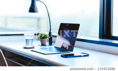 Room with PC Room with PC 115451686