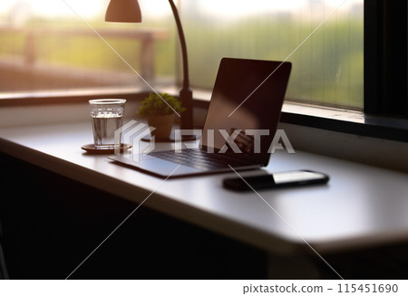 study room, notebook, pc 115451690