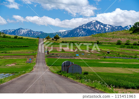 Echigo-Komagatake and the One-Way Road Echigo-Komagatake and the One-Way Road 115451963