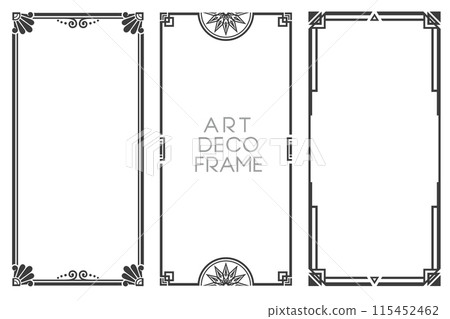 復古/裝飾藝術框架01(黑色) 復古/裝飾藝術框架01(黑色) 115452462