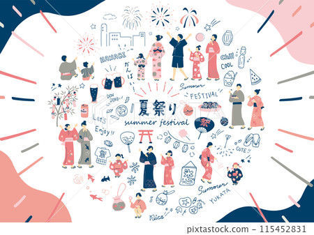 享受夏日祭的人 115452831