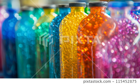 Plastic polymer color pigment granules industrial. 115452875