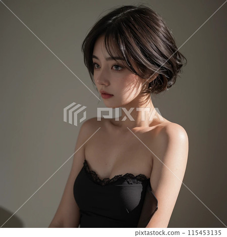 一個美麗的年輕女子的肖像 一個美麗的年輕女子的肖像 115453135