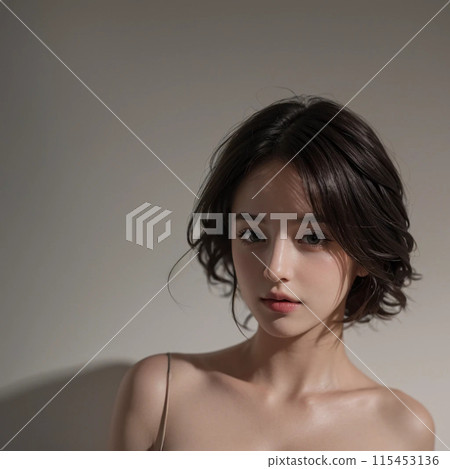 一個美麗的年輕女子的肖像 一個美麗的年輕女子的肖像 115453136