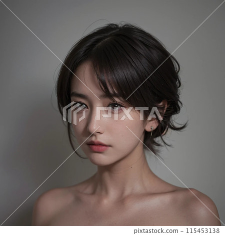 一個美麗的年輕女子的肖像 一個美麗的年輕女子的肖像 115453138
