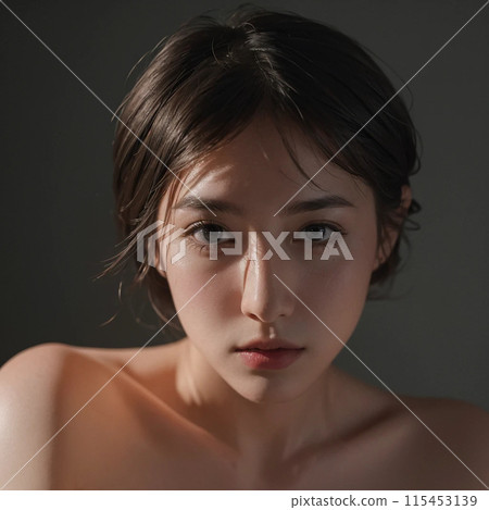 一個美麗的年輕女子的肖像 一個美麗的年輕女子的肖像 115453139
