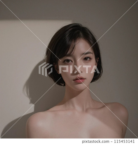 一個美麗的年輕女子的肖像 一個美麗的年輕女子的肖像 115453141