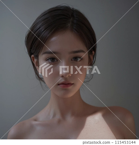 一個美麗的年輕女子的肖像 一個美麗的年輕女子的肖像 115453144