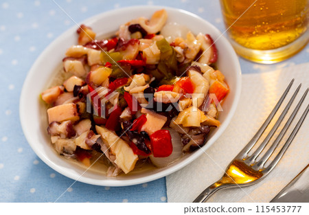 Salpicon seafood salad with shrimps Salpicon seafood salad with shrimps 115453777