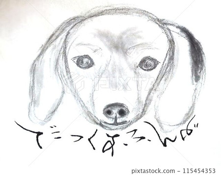 我用我狗的毛筆寫的。 115454353