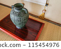 Scenery of a Japanese-style room with a vase 115454976