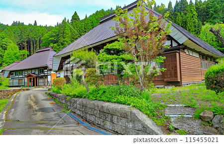 Aooni Village, Aooni Traditional Buildings Preservation District in Hakuba Village 115455021