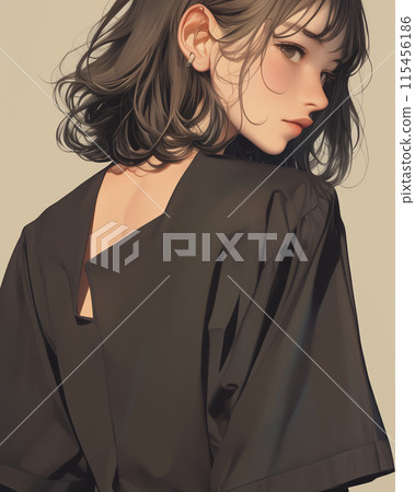 Beautiful woman close-up Beautiful woman close-up 115456186