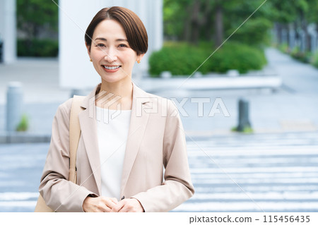 Young woman in casual suit Business image Young woman in casual suit Business image 115456435