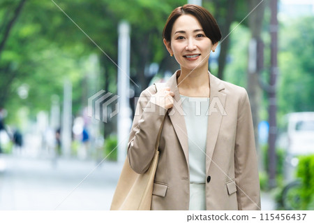 Young woman in casual suit Business image 115456437