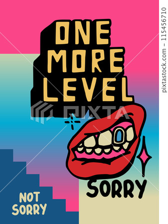 retro pop classic poster design 115456710