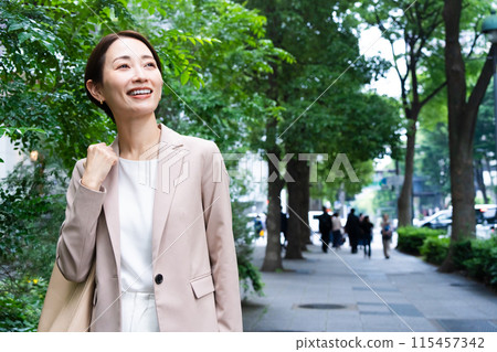 Young woman in casual suit Business image Young woman in casual suit Business image 115457342