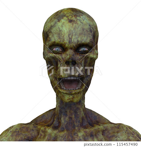 男性殭屍臉 115457490