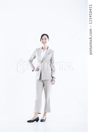 Portrait of a woman in a suit Portrait of a woman in a suit 115458451