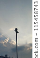 The stand lamp on the sky 115458743