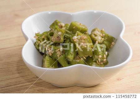 Okra's sesame Okra's sesame 115458772