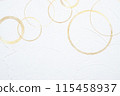 Golden curves, background is a moving white painted wall (abstract) 115458937