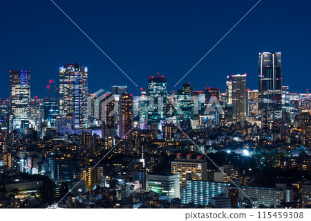 從惠比壽花園廣場向麻布/六本木看東京夜景 115459308