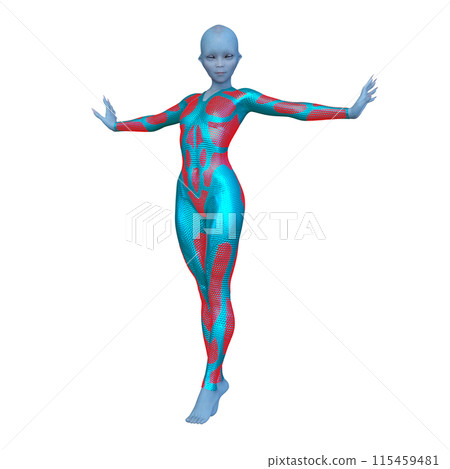 Female alien 115459481