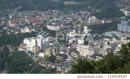 The city seen from the mountain 115459547