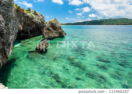 Tropical sea, rocks. Iriomote Island. Tropical sea, rocks. Iriomote Island. 115460287