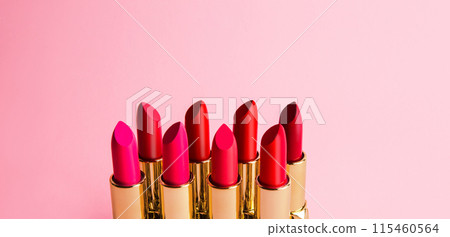 Bright and colorful makeup lipstick lipstick 115460564