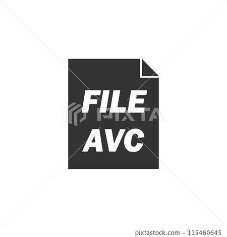 AVC icon flat 115460645