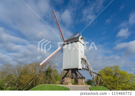 Belgium, Bruges, windmill, Bonne-Chière mill 115460772