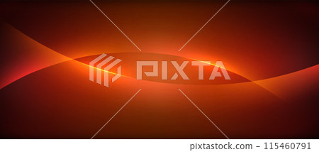 Neon glowing circle rays, light round lines in the dark, planet style neon wave lines. Energetic electric concept design for wallpaper, banner, background Neon glowing circle rays, light round lines in the dark, planet style neon wave lines. Energetic electric concept design for wallpaper, banner, background 115460791