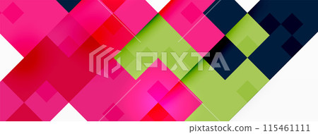 Dynamic colorful squares background. Vector Illustration For Wallpaper, Banner, Background, Card, Book Illustration, landing page Dynamic colorful squares background. Vector Illustration For Wallpaper, Banner, Background, Card, Book Illustration, landing page 115461111